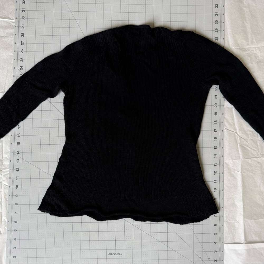 Navy Button-Up Sweater - Picture 3 of 4